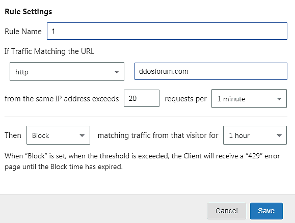 Настраиваем Rate Limiting в Cloudflare